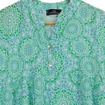 Vorschaubild 3 von Damen Freizeitkleid Gr. 40/L Grün Casual Florales Muster