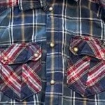 Vorschaubild 3 von Damen Freizeithemd Kariert Blau Gr. 34/XS Casual Baumwolle