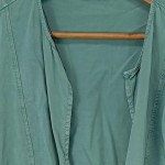 Vorschaubild 6 von Damen Leichte Jacke Gr. 42 Türkis Lyocell Baumwolle