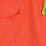 Vorschaubild 6 von Badeshorts Herren Orange Gr. 48/M Polyester Uni Sportlich Logo-Print