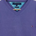 Vorschaubild 6 von Pullover Herren Gr. L Lila V-Ausschnitt Baumwolle