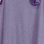 Vorschaubild 4 von Sommerkleid Kinder Gr. 104 Lila Baumwolle Gestreift Casual Freizeit