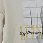 Vorschaubild 6 von Mädchen Kapuzenpullover Gr. 116 Beige Ballerina Print Hoodie