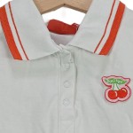 Vorschaubild 6 von Kinder Poloshirt Gr. 104 Weiß Kurzarm Logo Print Casual