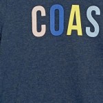 Vorschaubild 5 von Mädchen Langarmshirt Gr. 176 Blau Schriftzug COAST Casual
