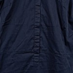 Vorschaubild 5 von Blusenkleid Damen Blau Gr. 38/M Baumwolle Uni Modern Alltag Frühjahr/Sommer