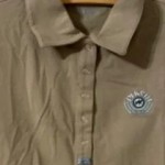Vorschaubild 4 von Damen Poloshirt Gr. 40 L Beige Sportlich Freizeit Baumwolle