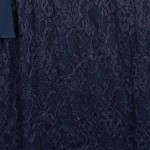 Vorschaubild 7 von Damen Festliches Kleid Gr. 44 Blau Elegant Spitze Abendkleid