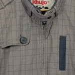 Vorschaubild 6 von Herren Leichte Jacke Kariert Grau Gr. 50/L Freizeit Baumwolle