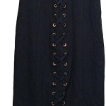 Vorschaubild 7 von Cocktailkleid Damen Gr. 36/S Schwarz Elegant Schnürung