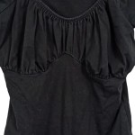 Vorschaubild 6 von Damen Body Schwarz Gr. 38 M Kurzarm Feminin