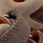 Vorschaubild 5 von Lauflernschuhe Gr. 18 Braun Beige Orange Klettverschluss Leder