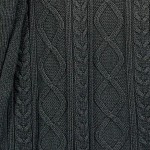 Vorschaubild 7 von Herren Pullover Strickpullover Zopfmuster Einheitsgröße Grau