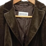 Vorschaubild 4 von Blazer Damen Gr. 42/XL Braun Baumwolle Uni Elegant Langarm Herbst/Winter