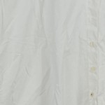 Vorschaubild 7 von Damen Hemdbluse Gr. 32/XXS Weiß Basic Baumwolle 3/4-Arm