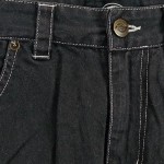 Vorschaubild 6 von Damen Minirock Gr. 36/S Schwarz Casual Baumwolle
