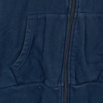 Vorschaubild 5 von Kapuzenpullover Kinder Blau Gr. 158 Baumwolle Polyester Uni Casual Langarm