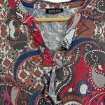Vorschaubild 6 von Taifun Damen Bluse Gr. 44 Mehrfarbig Paisley Bohemian