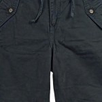 Vorschaubild 6 von Kinder Cargohose Gr. 164 Schwarz Uni Baumwolle Freizeit