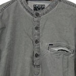 Vorschaubild 4 von Denimkraft Herren Langarmshirt Henley Gr. L Grau Casual