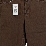 Vorschaubild 4 von Bootcut Jeans Damen Braun Gr. W28/36/S Baumwolle Uni Klassisch Alltag L32