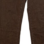 Vorschaubild 5 von Bootcut Jeans Damen Braun Gr. W28/36/S Baumwolle Uni Klassisch Alltag L32
