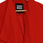 Vorschaubild 5 von Damen Übergangsmantel Gr. 80A Rot Elegant mit Gürtel