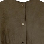 Vorschaubild 5 von Damen Klassischer Mantel Oliv Gr. 38/M Elegant