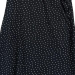 Vorschaubild 6 von Wickelkleid Damen S/36 Schwarz Gepunktet Vintage Retro