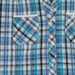 Vorschaubild 6 von C&A Canda Damen Hemdbluse Gr. 52 Blau Kariert Ärmellos Sommer