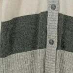 Vorschaubild 10 von Strickjacke Damen Gr. 36 Cardigan Blockstreifen Grün Grau