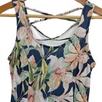 Vorschaubild 4 von Sommerkleid Damen Gr. 34 XS Blumen Tropical Trägerkleid