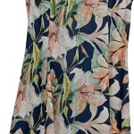 Vorschaubild 5 von Sommerkleid Damen Gr. 34 XS Blumen Tropical Trägerkleid
