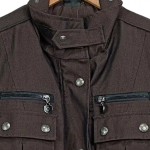 Vorschaubild 5 von Damen Leichte Jacke Gr. 38/M Braun Praktisch Übergangsjacke