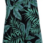 Vorschaubild 5 von Pepe Jeans Damen Sommerkleid Gr. S Tropisch Blätter Grün Schwarz Midi