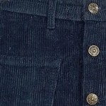 Vorschaubild 6 von Damen Cordrock Minirock Blau Gr. S Retro Knopfleiste