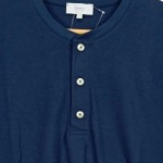 Vorschaubild 6 von Herren T-Shirt Basic Blau Gr. 46/S Baumwolle Kurzarm