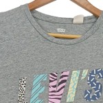 Vorschaubild 8 von Damen T-Shirt Grau XS Casual Logo-Print Kurzarm