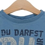 Vorschaubild 5 von Langarmshirt Kinder Gr. 98 Blau Schriftzug Baumwolle Casual