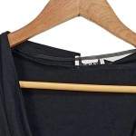 Vorschaubild 5 von Damen Bolero Wickeljacke Strickjacke Gr. 32/34 Schwarz Viskose Casual