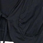 Vorschaubild 7 von Damen Bolero Wickeljacke Strickjacke Gr. 32/34 Schwarz Viskose Casual