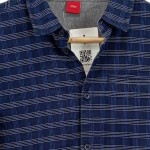 Vorschaubild 6 von Freizeithemd Kinder Gr. 164 Blau Kariert Langarm Casual
