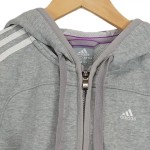 Vorschaubild 5 von Damen Trainingsjacke Grau XS Kapuze Sportlich