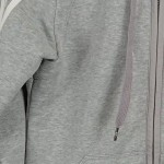 Vorschaubild 6 von Damen Trainingsjacke Grau XS Kapuze Sportlich
