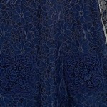 Vorschaubild 7 von Damen festliches Kleid Spitze Langarm Gr. 36 Blau Elegant