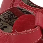 Vorschaubild 6 von Damen Sandaletten Gr. 36 Rot Leder Casual Absatzschuhe