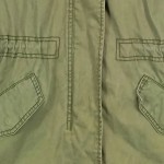 Vorschaubild 7 von Damen Parka Gr. 34/XS Oliv Kapuze Baumwolle Casual