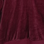Vorschaubild 7 von Damen Samt Kapuzenpullover Schnürung Rot Gr. 38/M