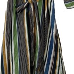 Vorschaubild 7 von Damen Freizeitkleid Gestreift Mehrfarbig Gr. 38/M