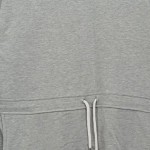 Vorschaubild 6 von Freizeitkleid Damen Grau Gr. 38/M Baumwolle Meliert Sportlich 97 cm